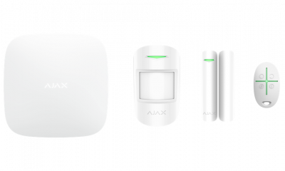 Продвинутый cтартовый комплект Ajax StarterKit Plus (white)